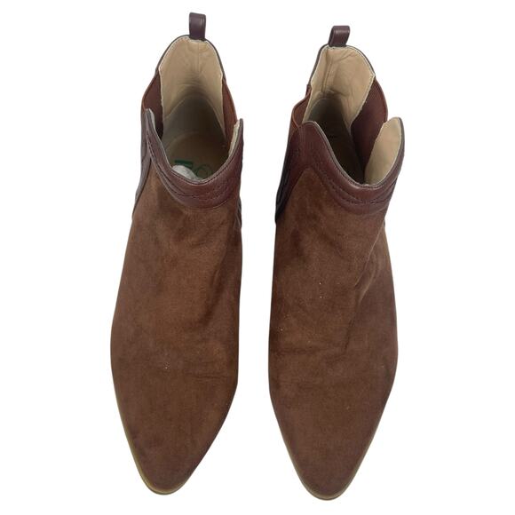 Plume by Farylrobin Siggy Pointed Toe Faux Suede Ankle Boots Size 7.5M - Picture 5 of 12